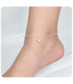 Starfish Gold Plated Silver Anklet ANK-622-GP